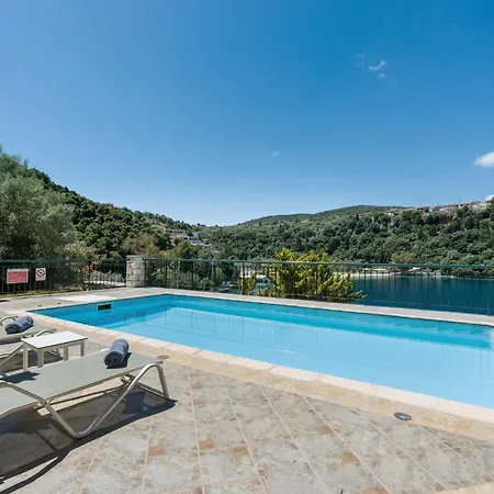 Argiri Meganisi - Seafront Luxury Villa, P-pool, Seaviews, Walk To Spartokhórion