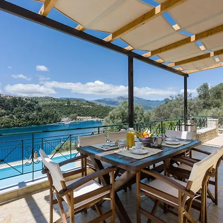 Argiri Meganisi - Seafront Luxury Villa, P-pool, Seaviews, Walk To Spartokhórion